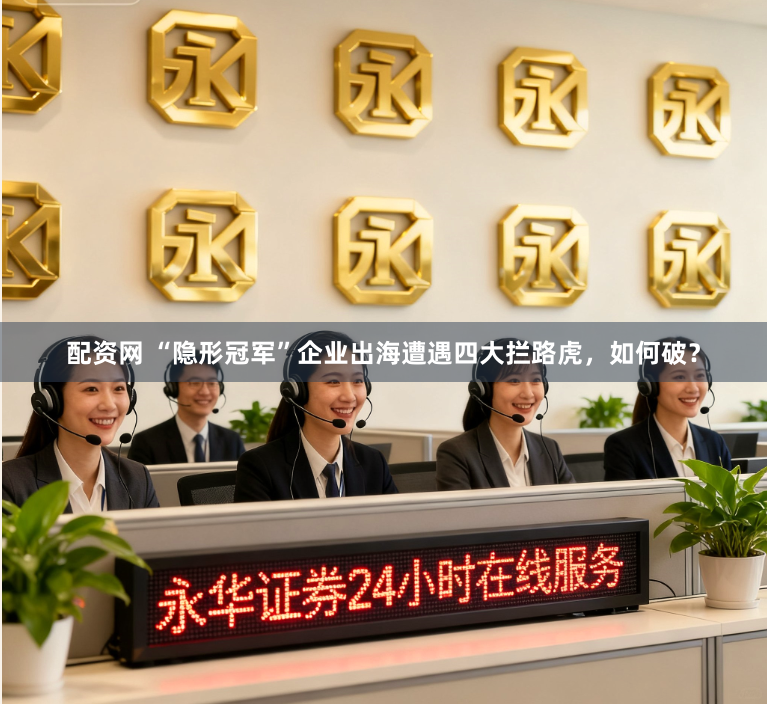 配资网 “隐形冠军”企业出海遭遇四大拦路虎，如何破？